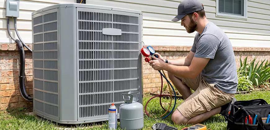 Emergency Air Conditioning Retrofit in Macon